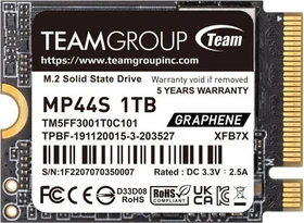 TeamGroup MP44S 1TB, M.2 2230 / M-Key / PCIe 4.0 x4, Kühlkörper