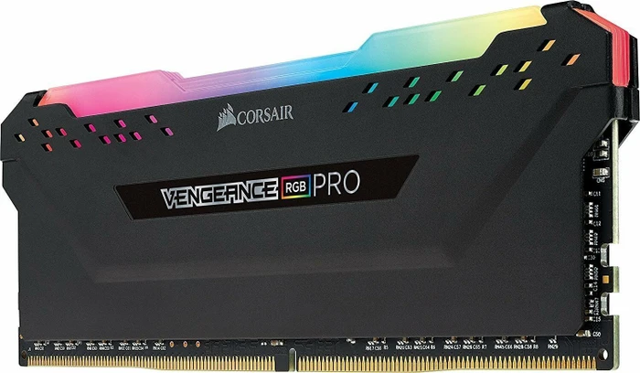 Corsair Vengeance RGB PRO schwarz UDIMM 8GB, DDR4-3200, CL16-18-18-36