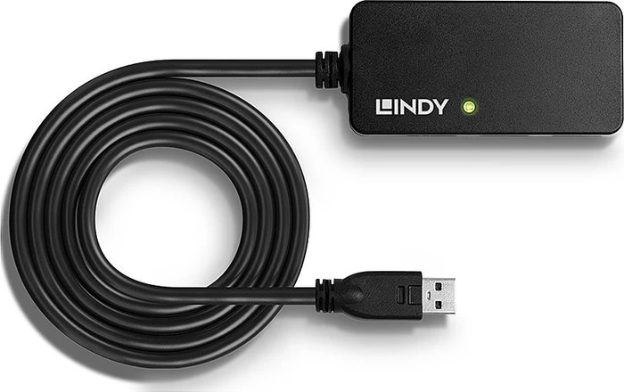 Lindy Active Extension Pro Hub 10m USB-Hub, 3x USB-A 3.0, USB-A 3.0 [Stecker]