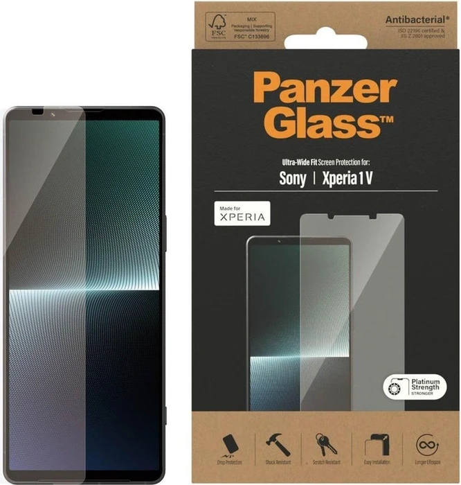 PanzerGlass Ultra-Wide Fit für Sony Xperia 1 V