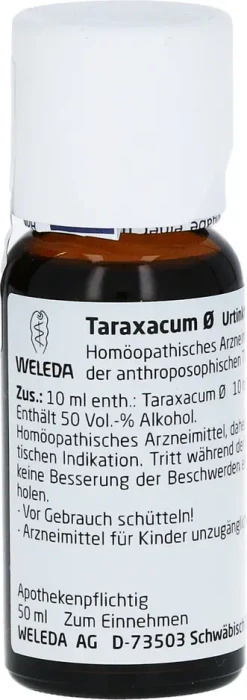 Weleda Taraxacum Urtinktur Dilution, 50ml