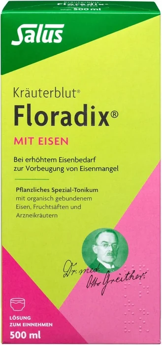 Salus Floradix mit Eisen Tonikum, 500ml
