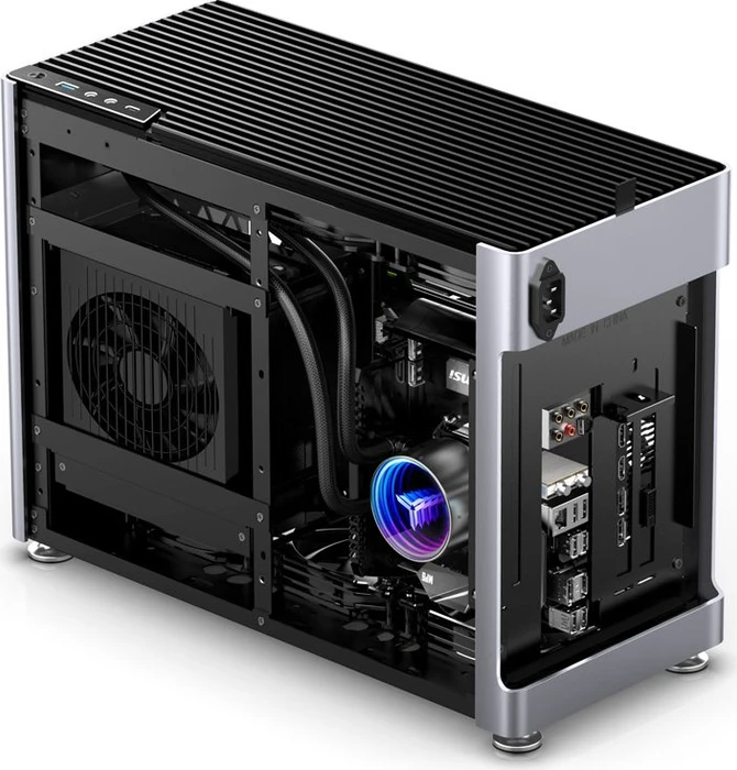 Jonsbo Jonsplus i100 Pro, silber, Mini-ITX