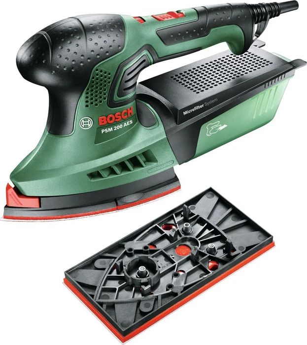 Bosch DIY PSM 200 AES Elektro-Multischleifer inkl. Koffer + Zubehör