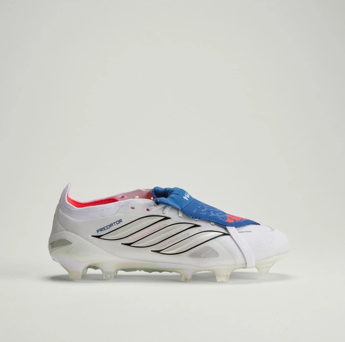 adidas Predator Elite Fold-Over Tongue FG cloud white/zero metalic/royal blue