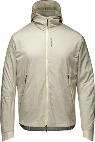 Gore Wear Concurve Windstopper Hooded Laufjacke tech beige (Herren)