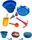 Schildkröt 7in1 Sand Toys Falteimer Set blau (970244)