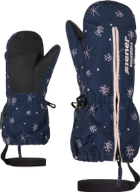 Ziener Langelo AS Minis Skihandschuhe snowcrystal print (Junior)