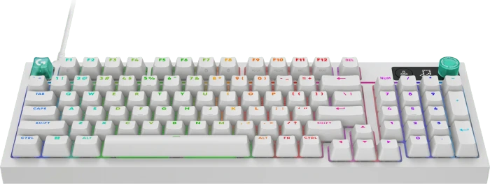 Logitech G316 X 98, weiß, Tactile Switch, USB, ES