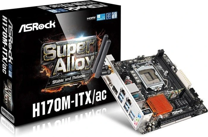 ASRock H170M-ITX/ac (Intel 1151)