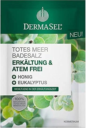 Dermasel Totes Meer Erkältung & Atemfrei Badesalz, 80g