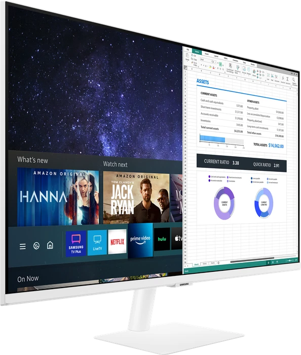 Samsung Smart Monitor M5 M50A, weiß, 31.5"