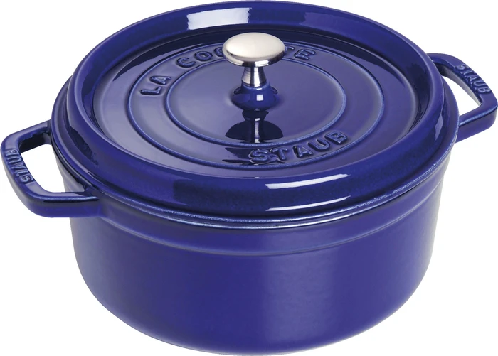 Zwilling Staub Cocotte Schmortopf rund 26cm 5.2l dunkelblau