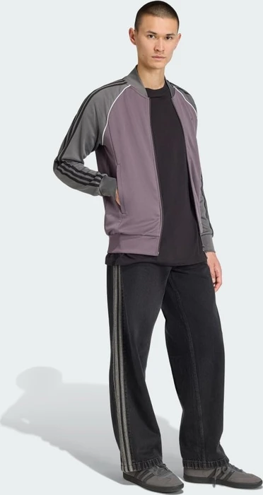 adidas Adicolor Classics SST Originals Trainingsjacke grey strata/black (Herren)