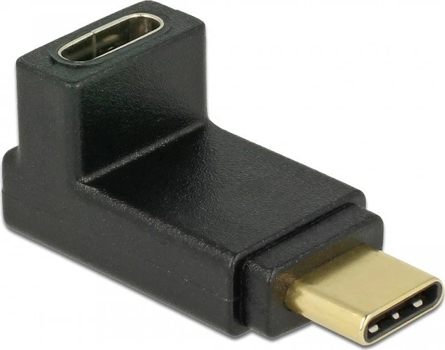 DeLOCK USB-C 3.1 [Stecker]/USB-C 3.1 [Buchse] Kupplung, gewinkelt 90°