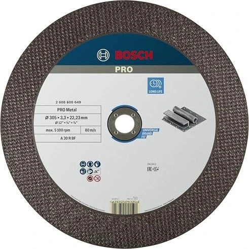 Bosch Professional A30RBF Expert for Metal Trennscheibe, 300x3.2x22.23mm, 1 Stück
