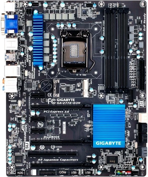 GIGABYTE GA-Z77X-D3H (Intel 1155)