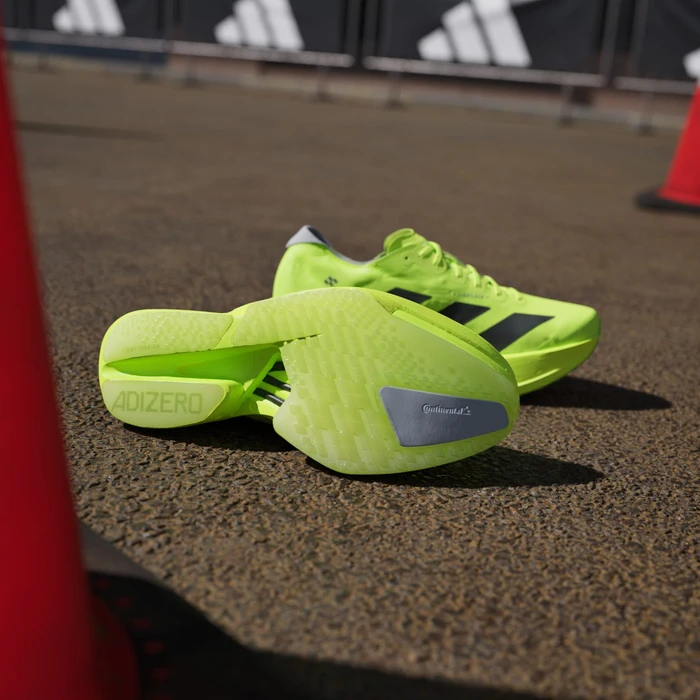 adidas Adizero Adios Pro 4 lucid lemon/core black/halo silver (Herren)