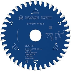 Bosch Professional Expert Wood Kreissägeblatt 40Z, 120x1.2x20mm, 1 Stück