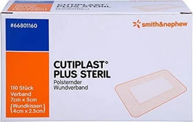 Cutiplast Plus Steril, 5 x 7cm, 110 Stück