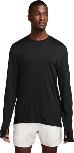 Nike Run Wool Dri-FIT ADV Laufshirt langarm schwarz (Herren)