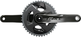 SRAM Force Dub 46/33 Zähne Kurbelgarnitur 175mm gloss black/natural carbon