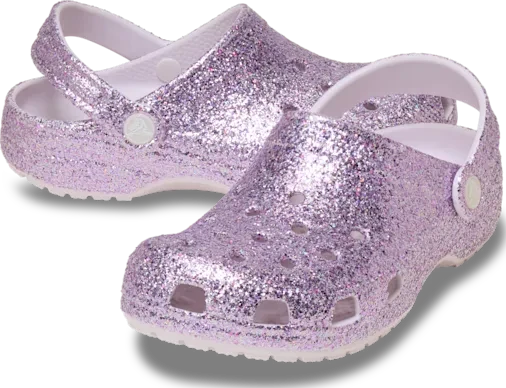 Crocs Classic Chunky Glitter Clog grape ice (Junior)