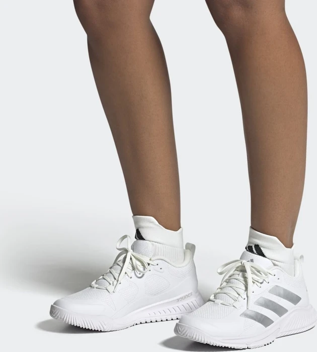 adidas Court Team Bounce 2.0 cloud white/silver metallic/grey one