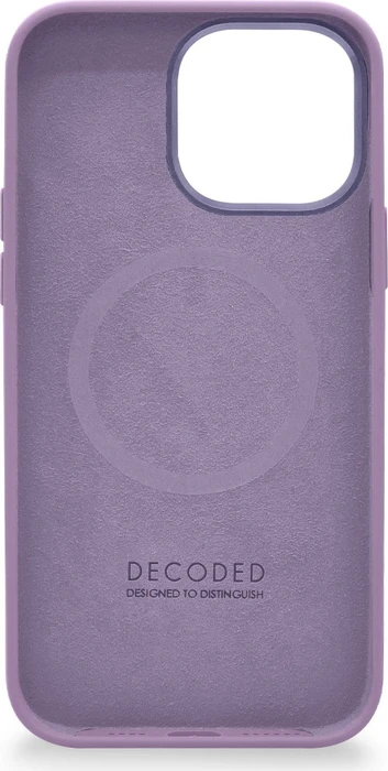 Decoded AntiMicrobial Silicone Back Cover für Apple iPhone 14 Pro Max Lavender