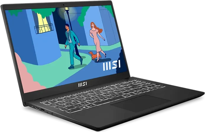 MSI Modern 15 B12MO-851, Classic Black, Core i5-1235U, 16GB RAM, 512GB SSD, DE