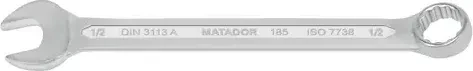 Matador 0185 Ring-Maulschlüssel zöllig, 1/2"x190mm