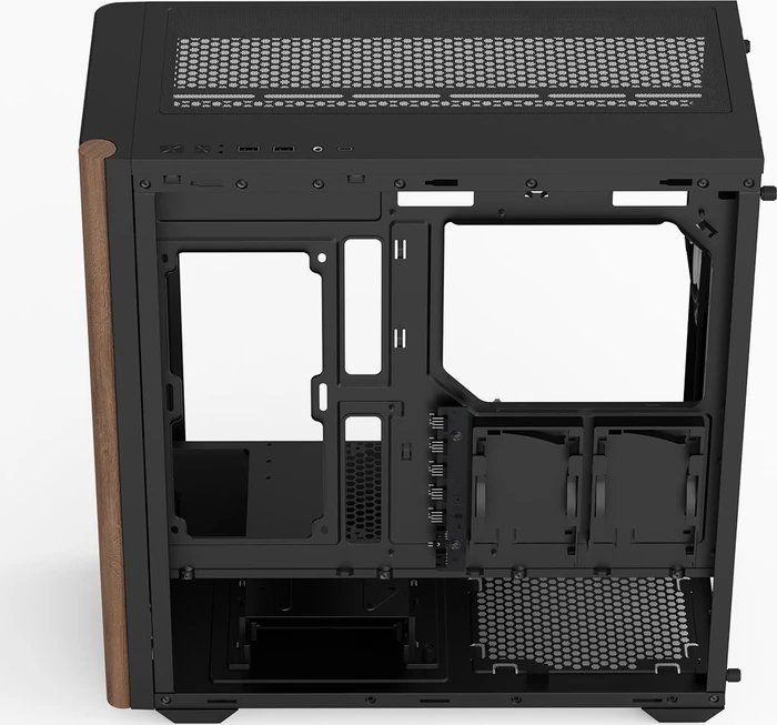 AeroCool D501A [V2] Black, Glasfenster