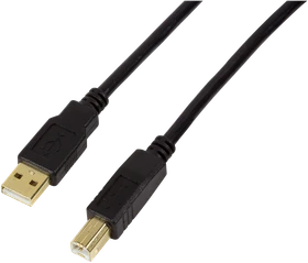 LogiLink USB 2.0 aktives Adapterkabel USB-A 2.0 [Stecker] auf USB-B 2.0 [Stecker], 10m (UA0264)
