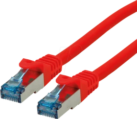 Roline / Secomp GHMT Patchkabel, Cat6a, S/FTP, RJ-45/RJ-45, 10m, rot