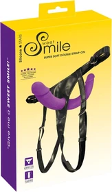 Sweet Smile Super Soft Double Strap-on-Dildo