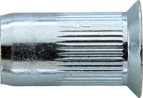 Gesipa Stahl gerändelt Senkkopf Blindnietmutter M6x9x17mm, 500 Stück