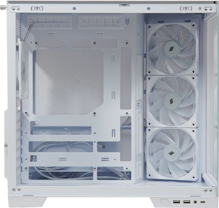 Silentware View A-RGB White, Glasfenster