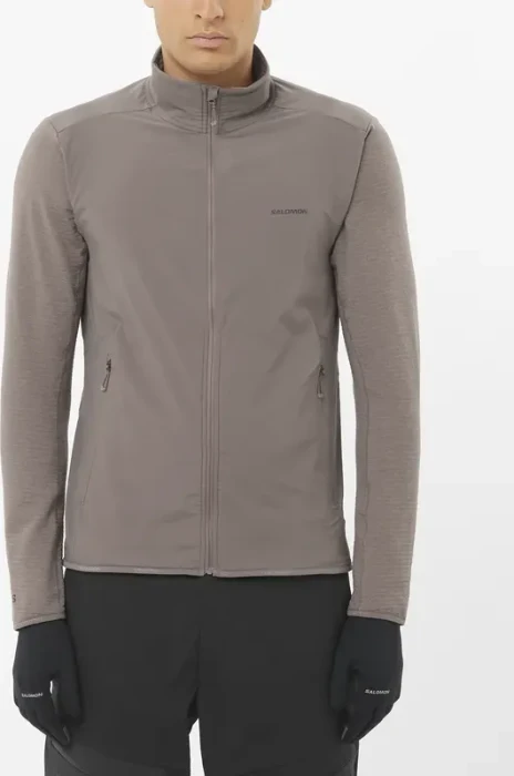 Salomon Essential Lightwarm Hybrid Funktionsjacke iron (Herren)
