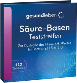 Alliance Gesund Leben Säure-Basen-Teststreifen,   110 Stück