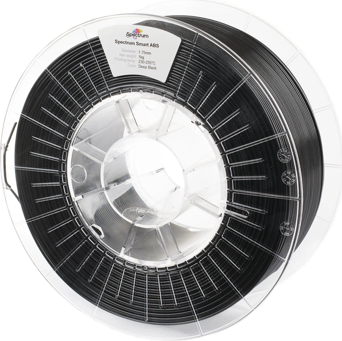 Spectrum Smart ABS, deep black, Spule, 1.75mm, 1.00kg