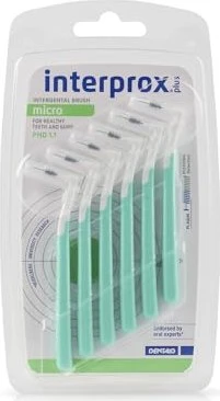 Dentaid Interprox Plus Interdentalbürste micro grün, 6 Stück