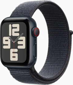 Apple Watch SE (2022) (GPS + Cellular) 40mm Mitternacht mit Sport Loop Tinte