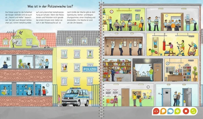 Ravensburger tiptoi Buch: Wieso? Weshalb? Warum? 22: Unterwegs mit der Polizei