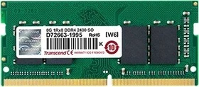 Transcend JetRam SO-DIMM 8GB, DDR4-2400, CL17-17-17, 1RX8