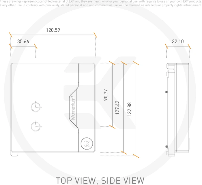 EK Water Blocks Quantum Line EK-Quantum Momentum² ROG Maximus Z790 Hero D-RGB Monoblock, Nickel, Acryl