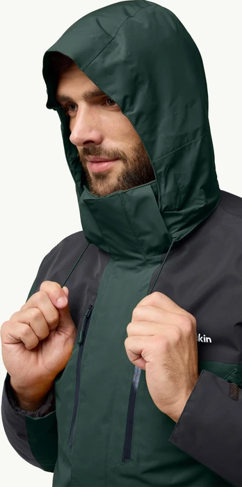 Jack Wolfskin Jasper 3in1 Funktionsjacke black olive (Herren)