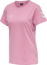 hummel GO Cotton T-Shirt kurzarm cotton candy