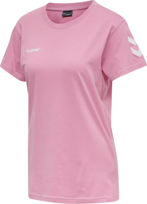 hummel GO Cotton T-Shirt kurzarm cotton candy