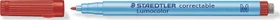 Staedtler Lumocolor 305 M correctable rot, 10er-Pack