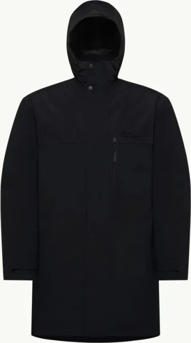 Jack Wolfskin Gletschersee Funktionsmantel schwarz (Herren)